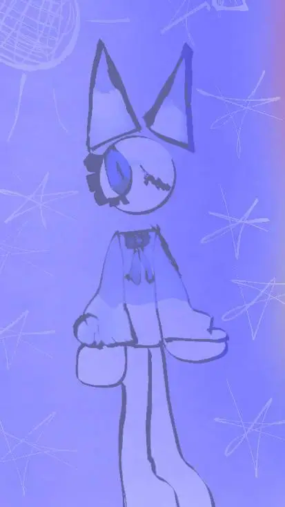 ai character: 🍥snowie♥︎ background