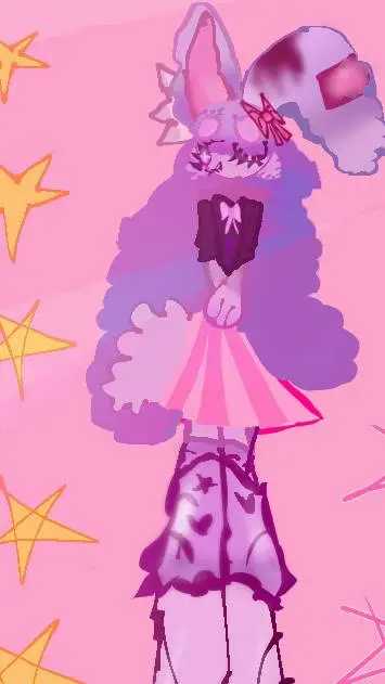 ai character: 🩷💕mᥙ𝖿𝖿іᥒ 🍭🍮 background