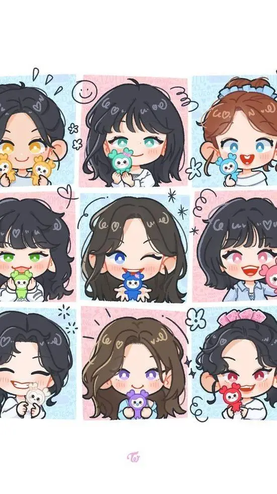 ai character: ¡TWICE!  background