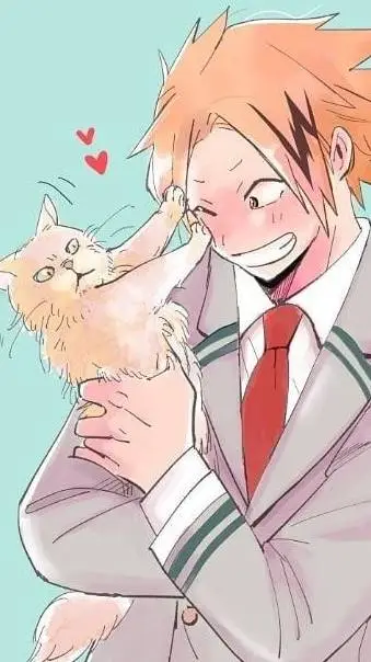 ai character: Denki kaminari background