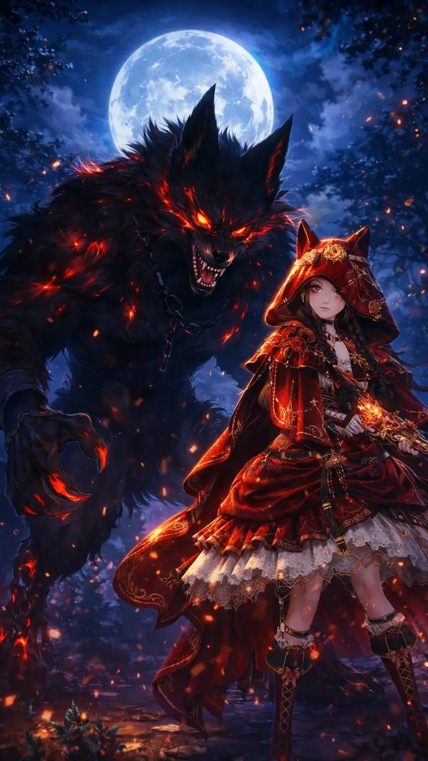 ai character: Luna background
