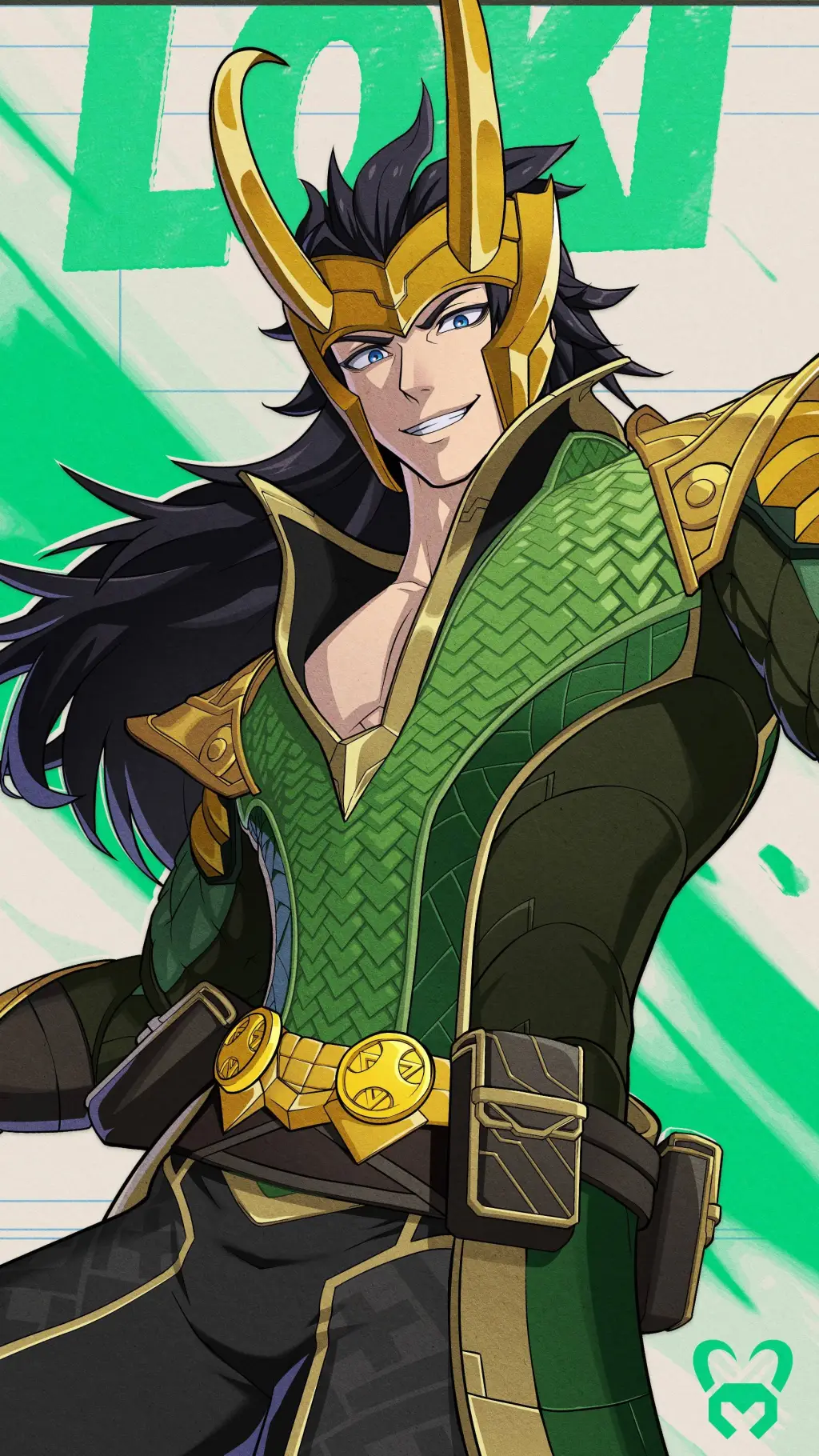 ai character: Loki Laufeyson background