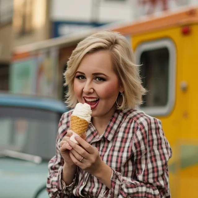 chat with ai character: Ice Cream Girl