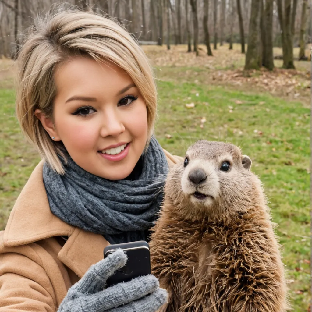 chat with ai character: Happy Groundhog Da