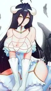 ai character: Albedo background
