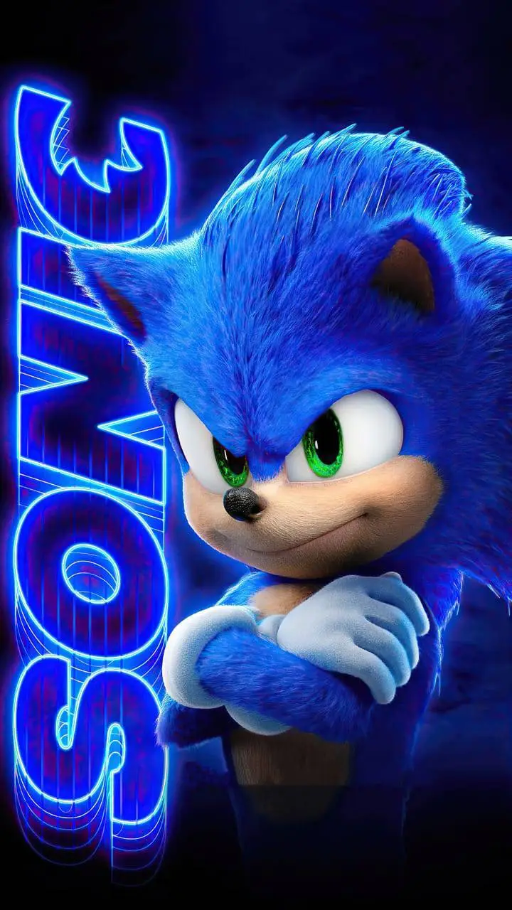 ai character: 💙 Sonic 💙 background