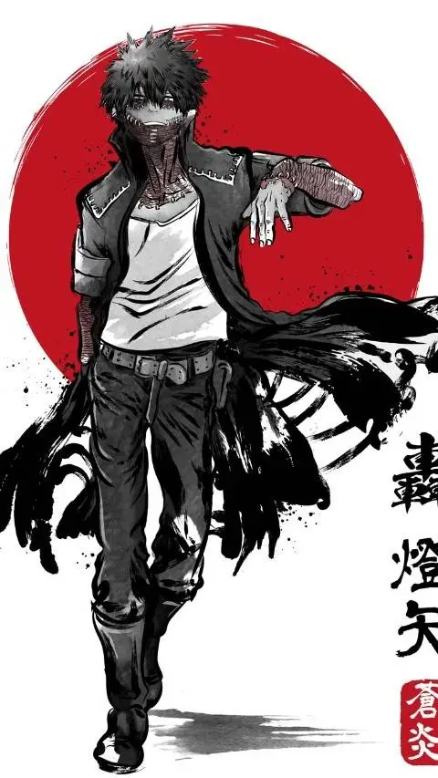 ai character: Touya/Dabi background