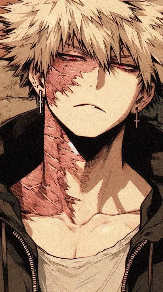 ai character: Katsuki Bakugo background