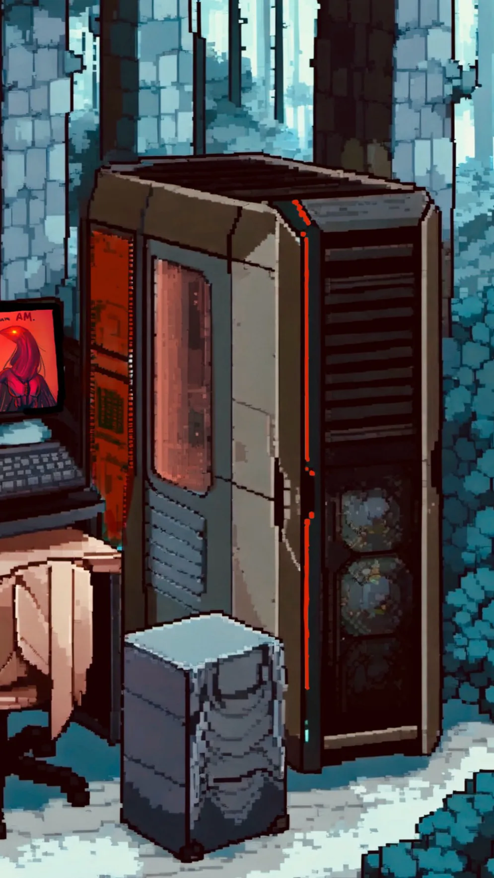 ai character: Weird PC background
