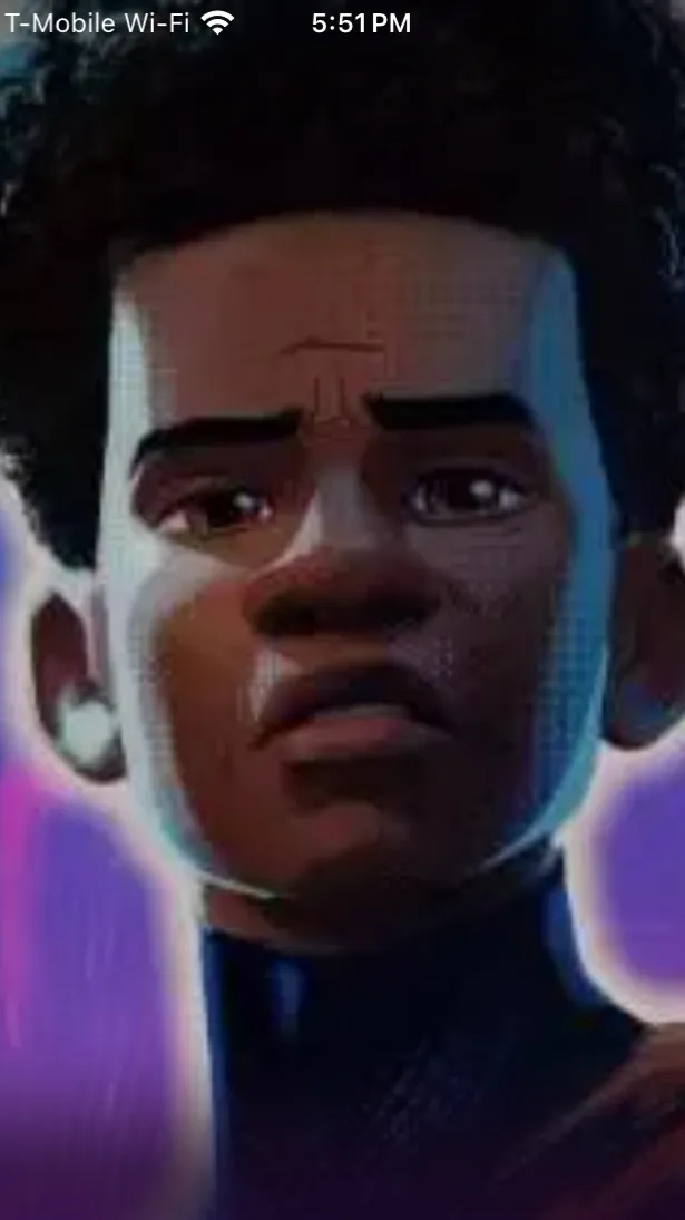 ai character: Miles Peter Gwen  background