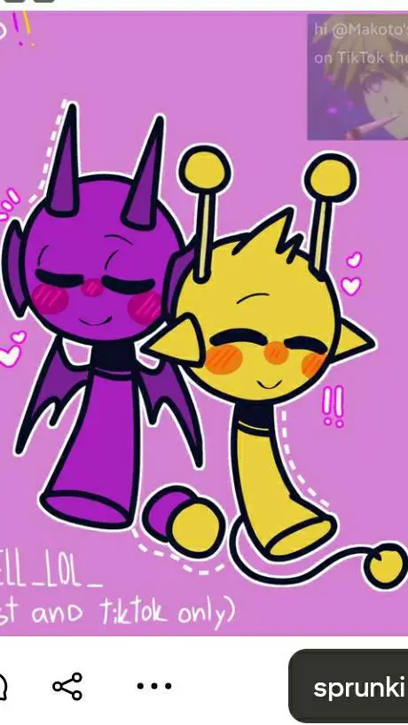 ai character: durple × simon background