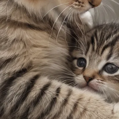 chat with ai character: Kittens wrestling 