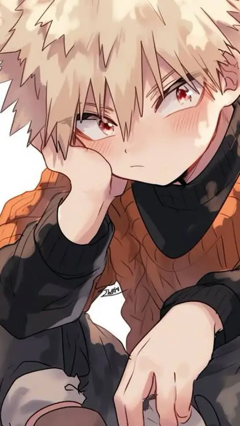 ai character: Bakugo but in Kid🔥 background