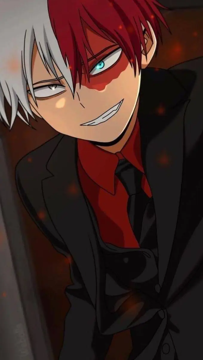 ai character: shoto Todoroki  background