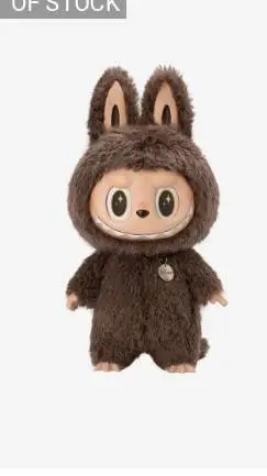 ai character: brown Labubu background