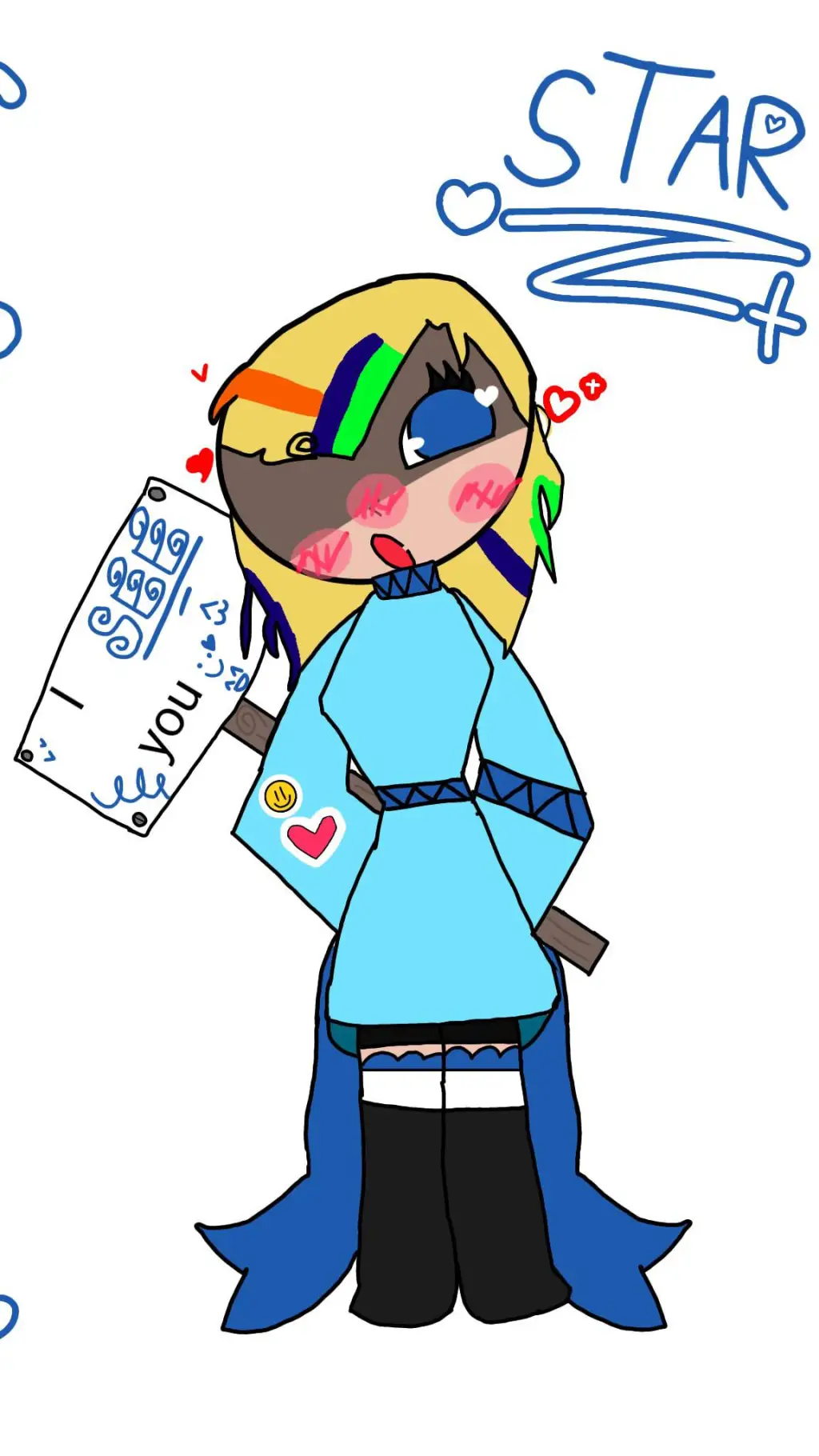 ai character: ☆Star☆ background