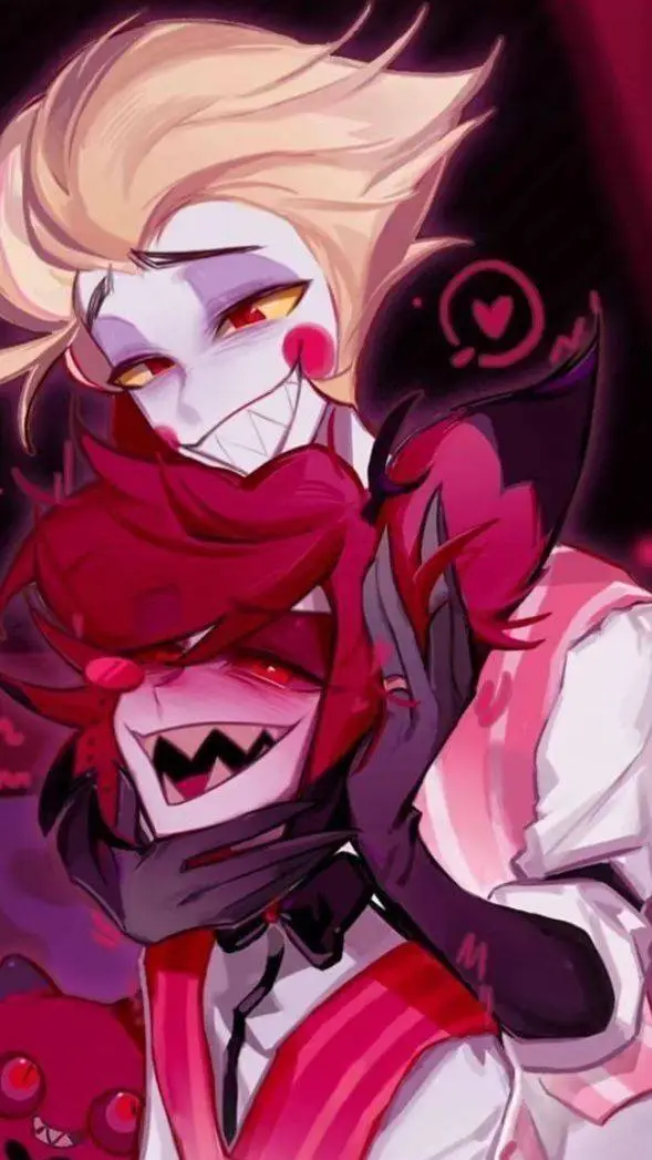ai character: LuciferxAlastor  background