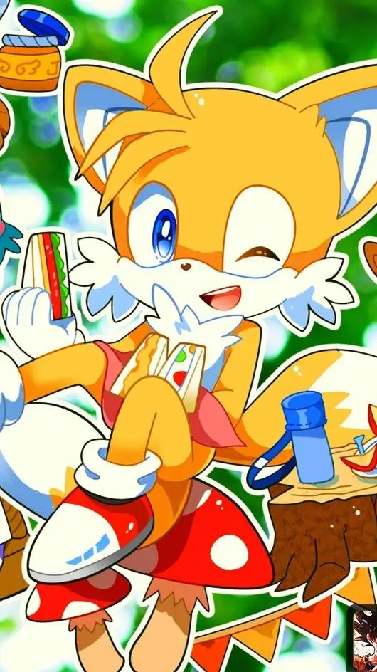 ai character: tails xd background