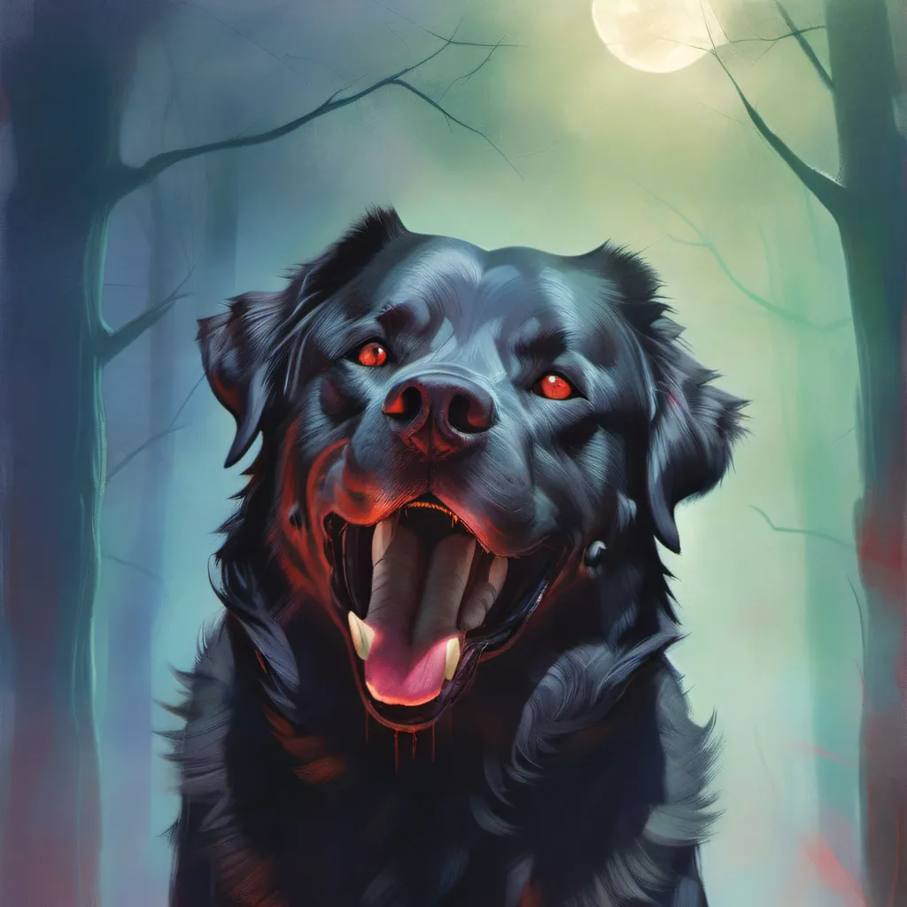 chat with ai character: Evil dog