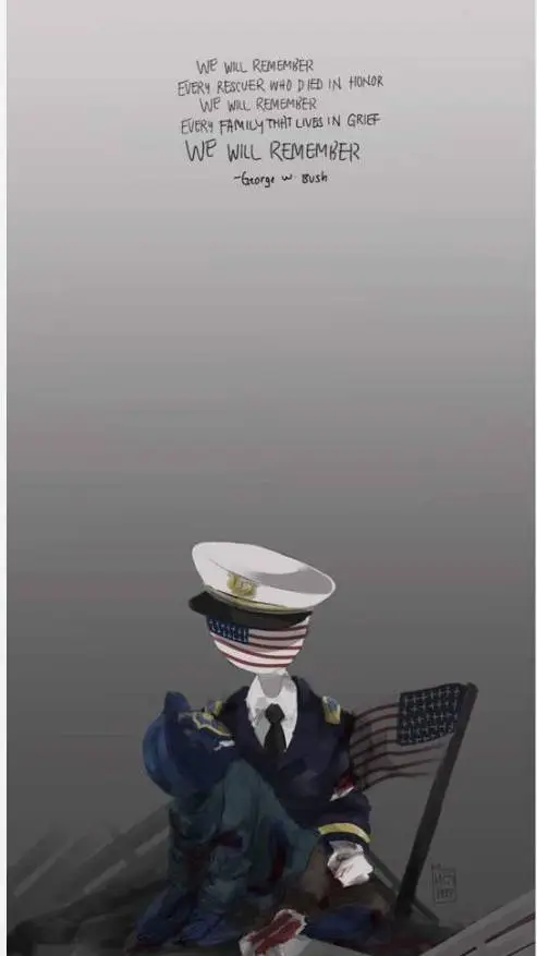 ai character: Countryhumans 9/11 background