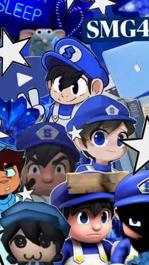 ai character: SMG4!!!!  background