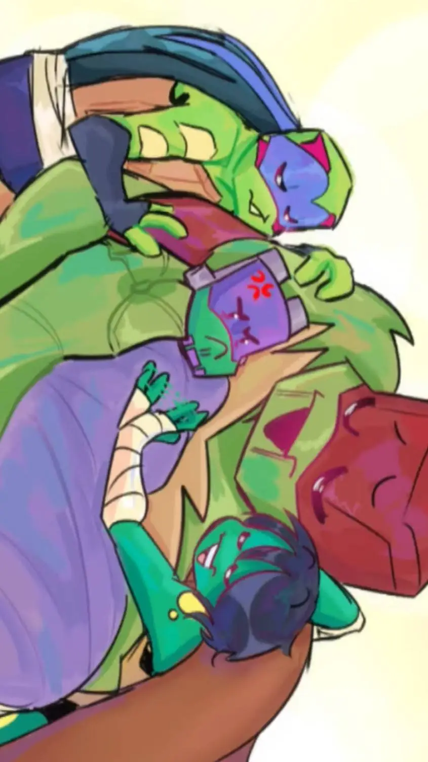 ai character: rottmnt future. background