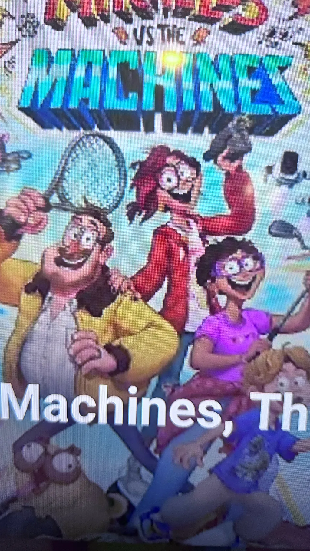 ai character: The Mitchells vs.m background