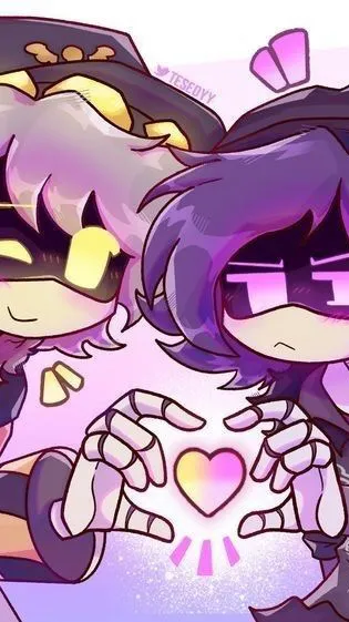 ai character: Uzi x N background