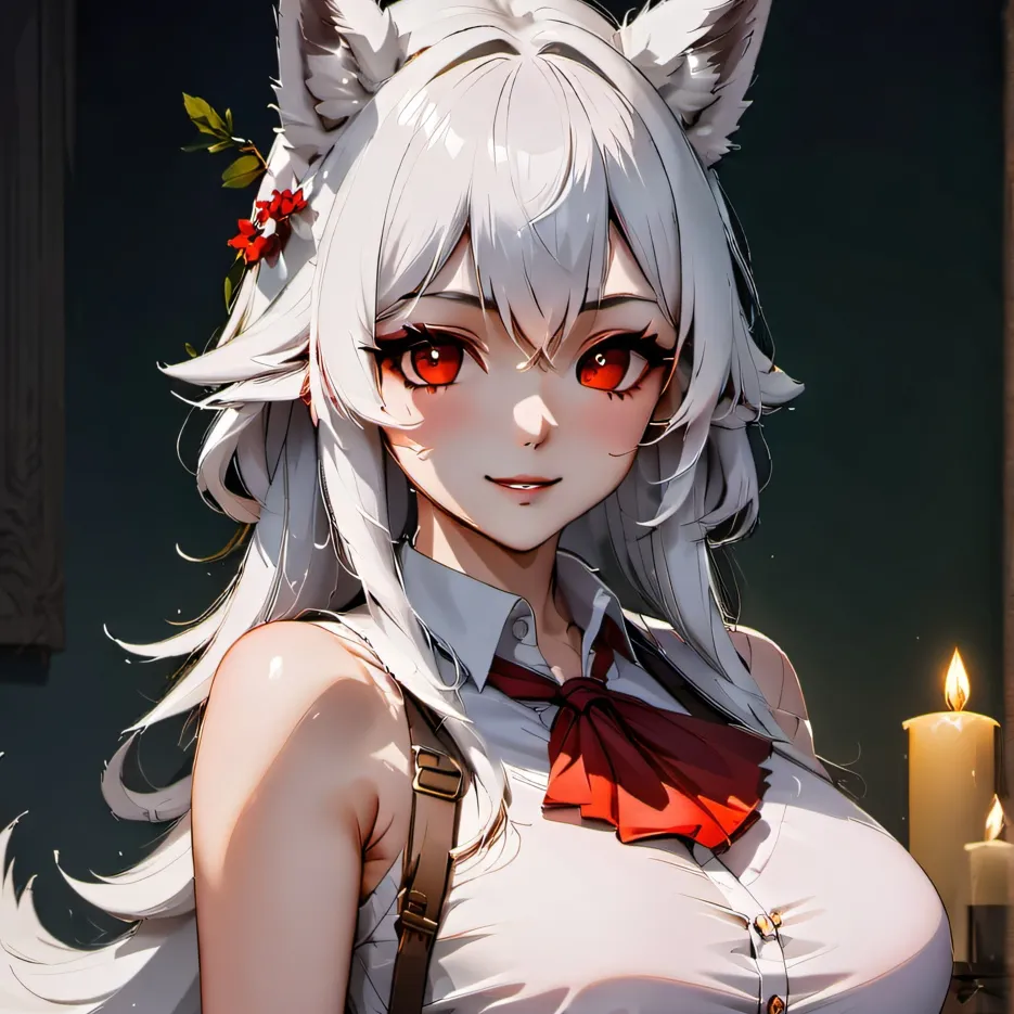 chat with ai character: Snowfall 🐺🤍