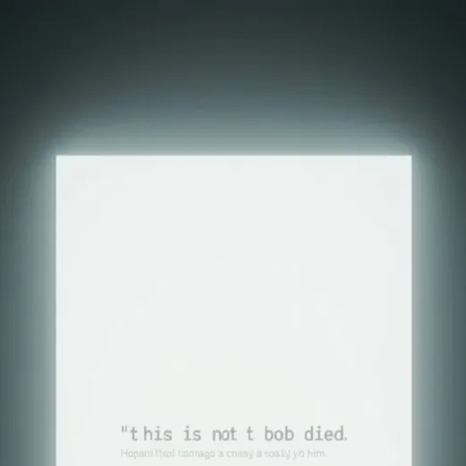 chat with ai character: bob died...