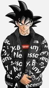 ai character: "*Drip Goku*" background