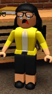 ai character: Roblox Teacher background