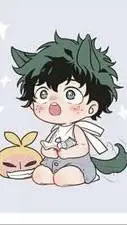 ai character: deku gato bebé  background