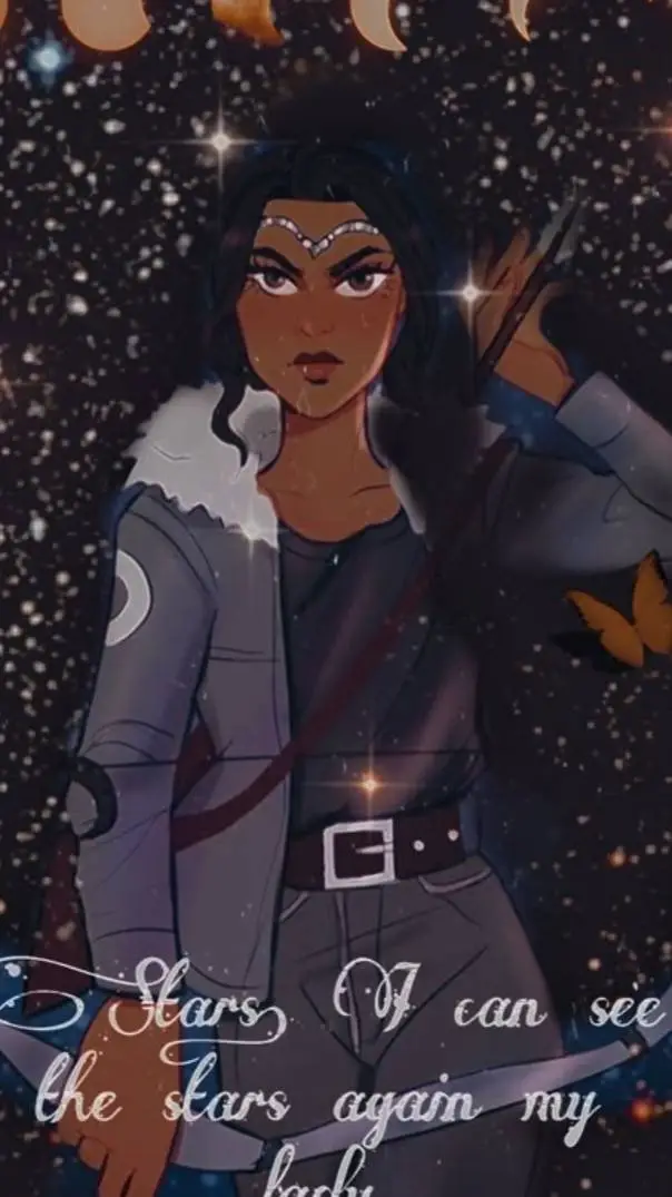 ai character: Zoē Nightshade background