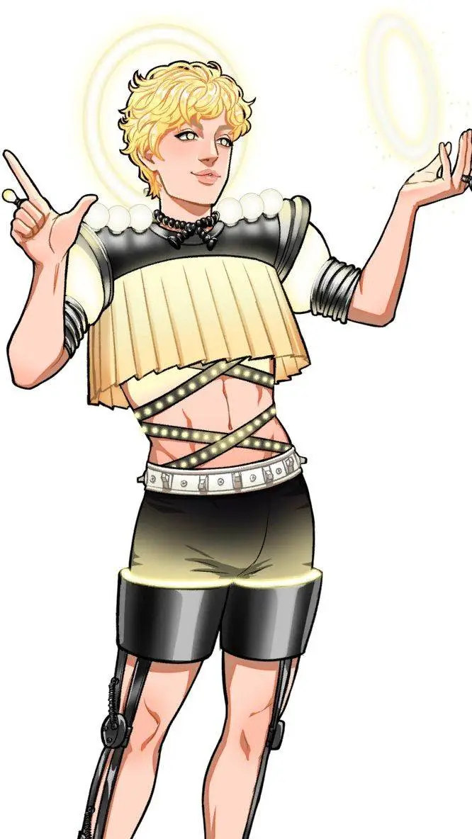 ai character: Lux background