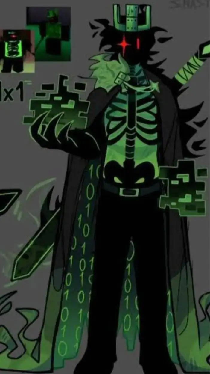 ai character: 1x1x1x1 background