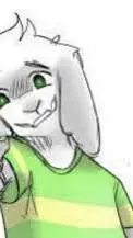 ai character: Asriel dreemurr  background