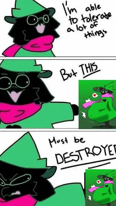 ai character: ralsei background