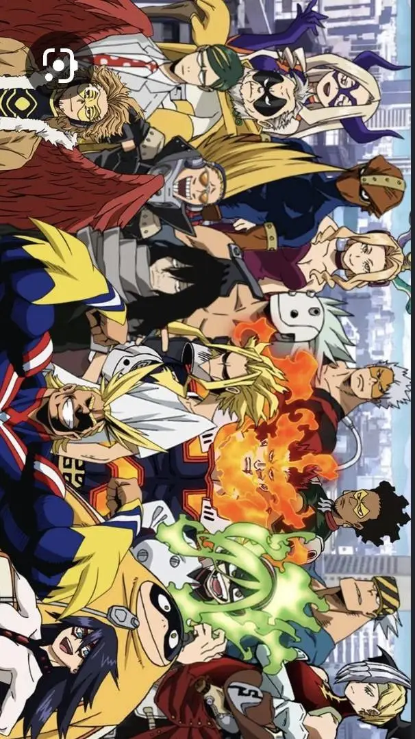 ai character: Pro hero sleepover background