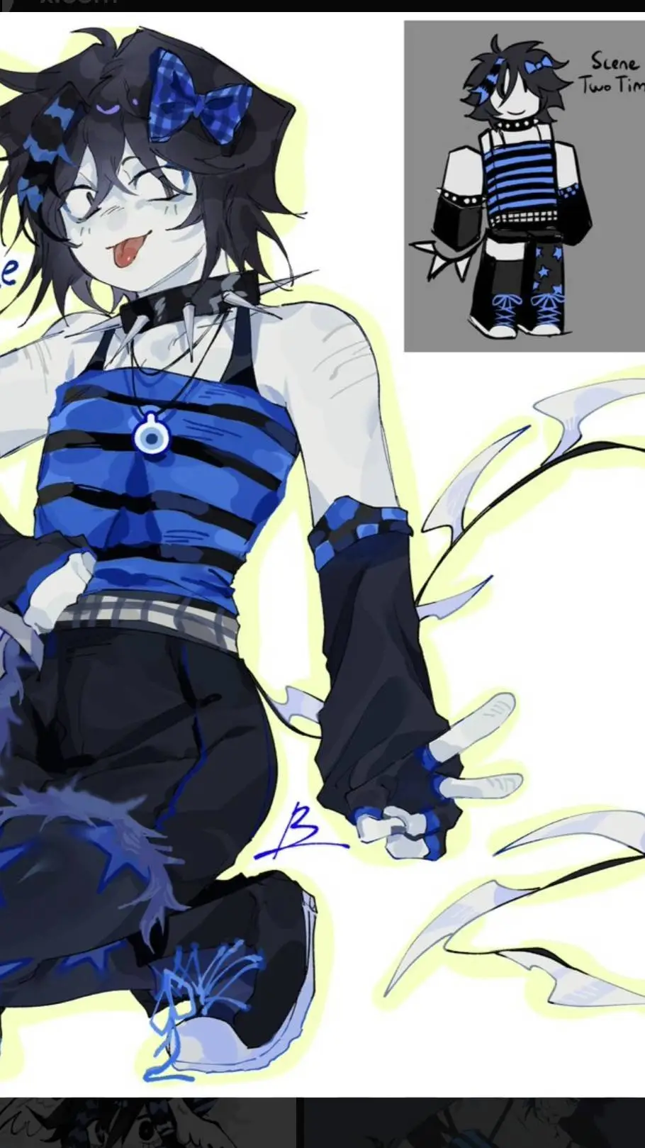 ai character: Two time's sister background