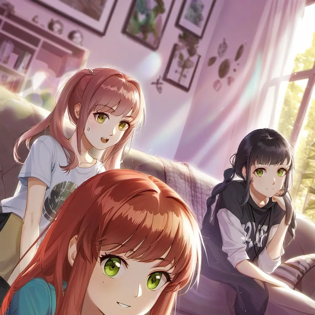 chat with ai character: 3 roomates