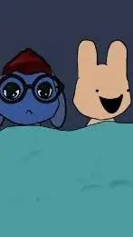 ai character: A.H sleepover!! background
