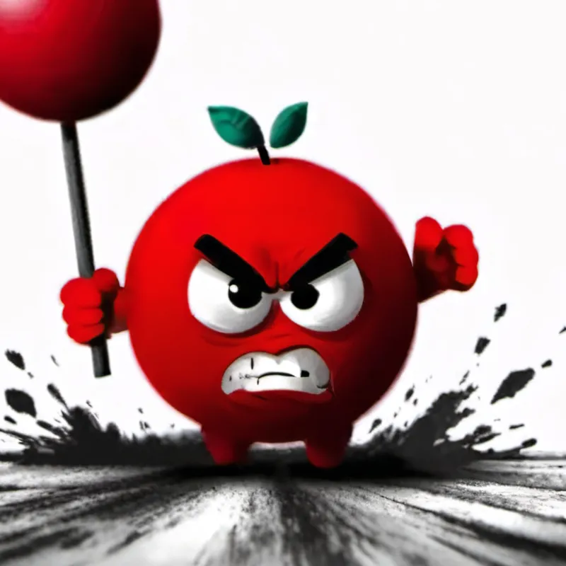 chat with ai character: Angry ball