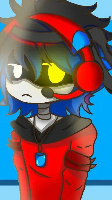 ai character: R.E.D. (mi oc md) background