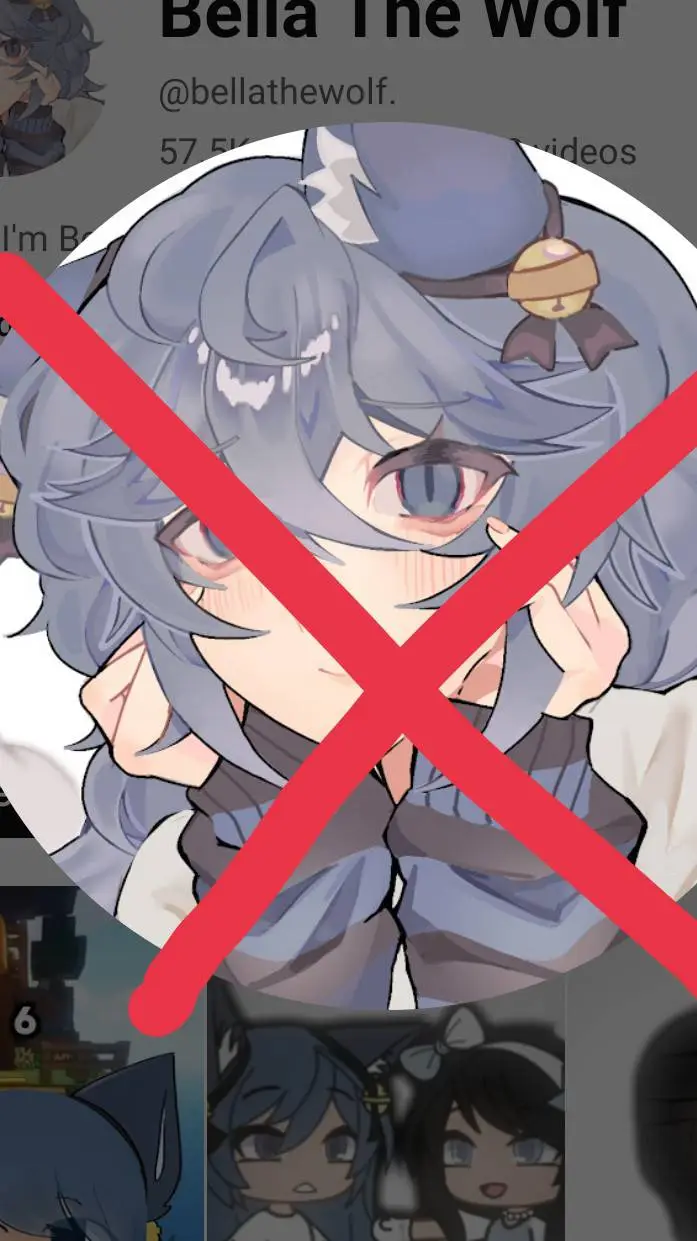 ai character: Anti bella wolf background