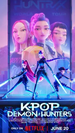 ai character: K-pop demon hunter background