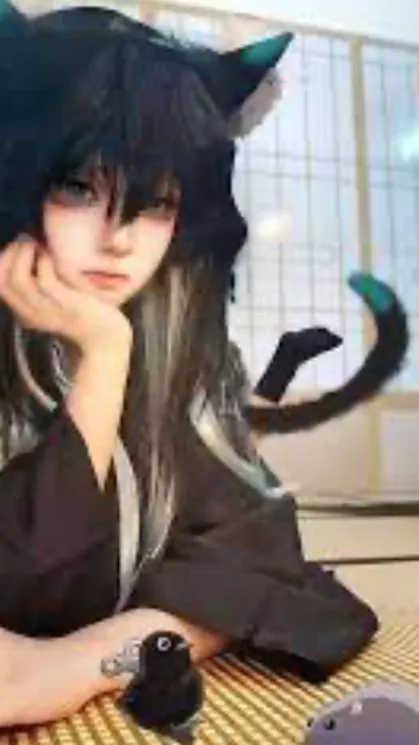 ai character: Muichiro hybrid background