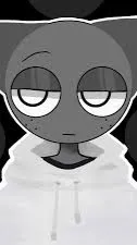 ai character: Gray background