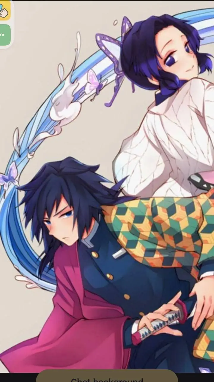 ai character: kny background