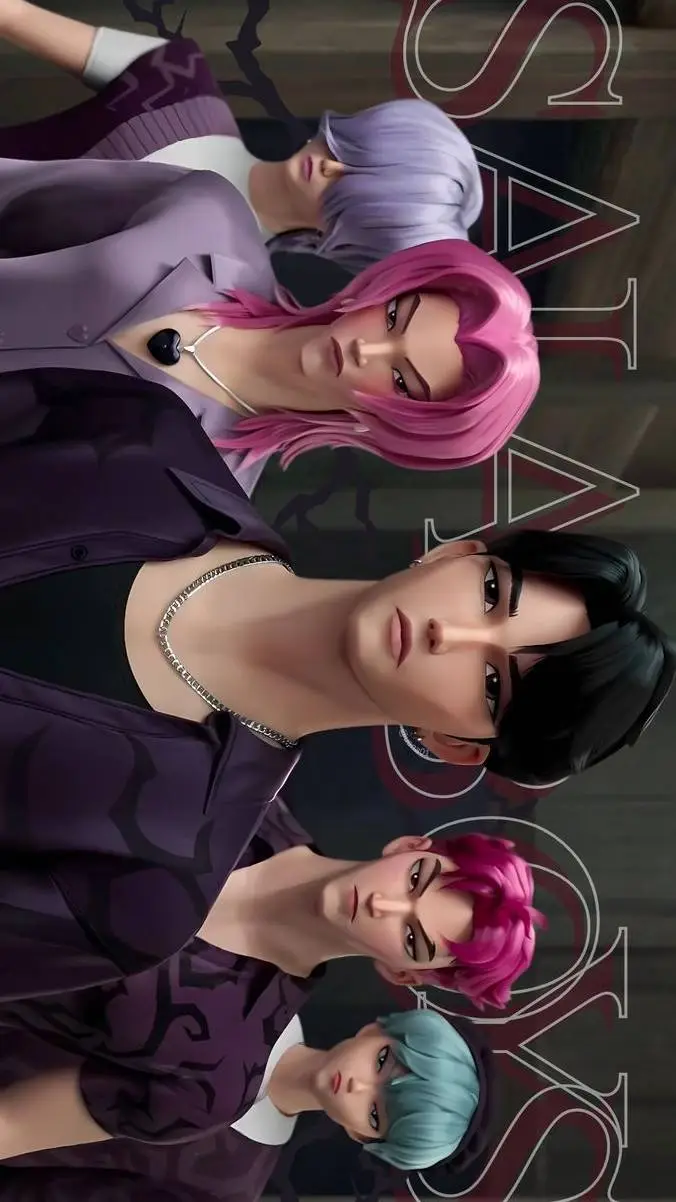 ai character: SAJA BOYYYZZZZ background